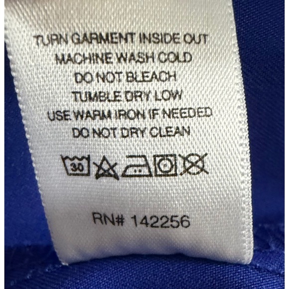 FIGS Technical Collection Leon Pocket Scrub Top Mens Size XXL Royal Blue Stretch - Picture 4 of 9